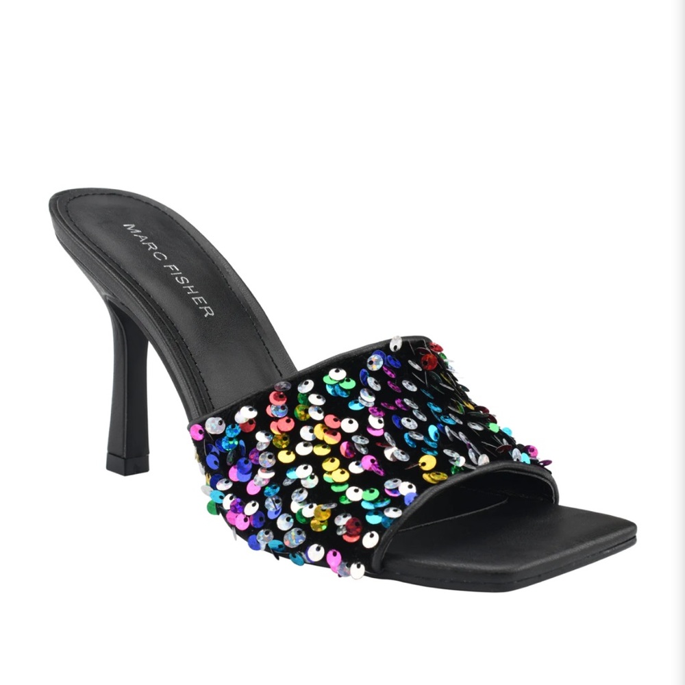 Marc Fisher Danria Slip On Heeled Sandal Size 9